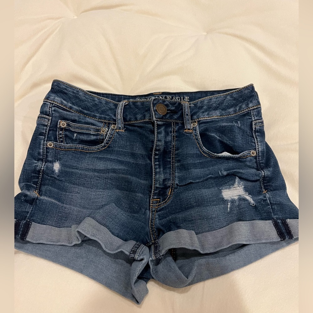 American Eagle Super Stretch a High Rise Shortie